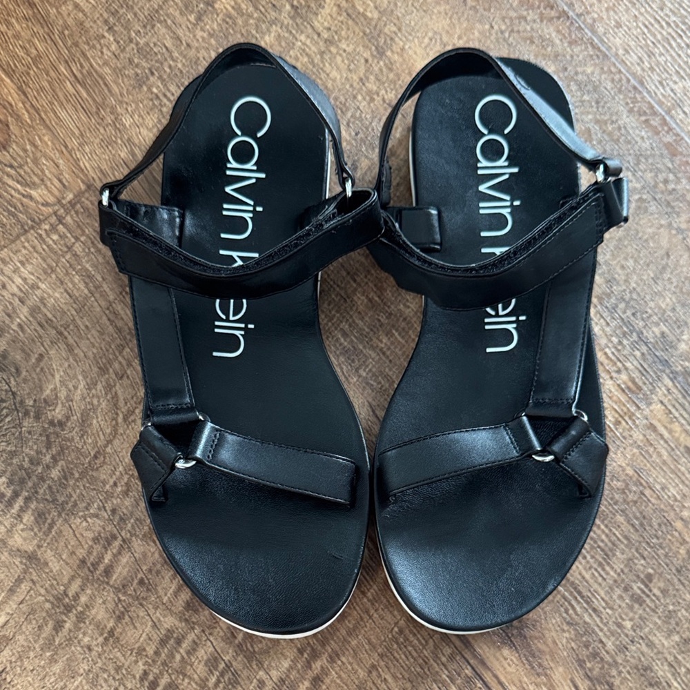 Calvin Klein Collection Black Sandals